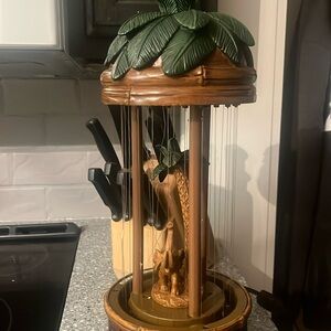 Elephant oil rain lamp